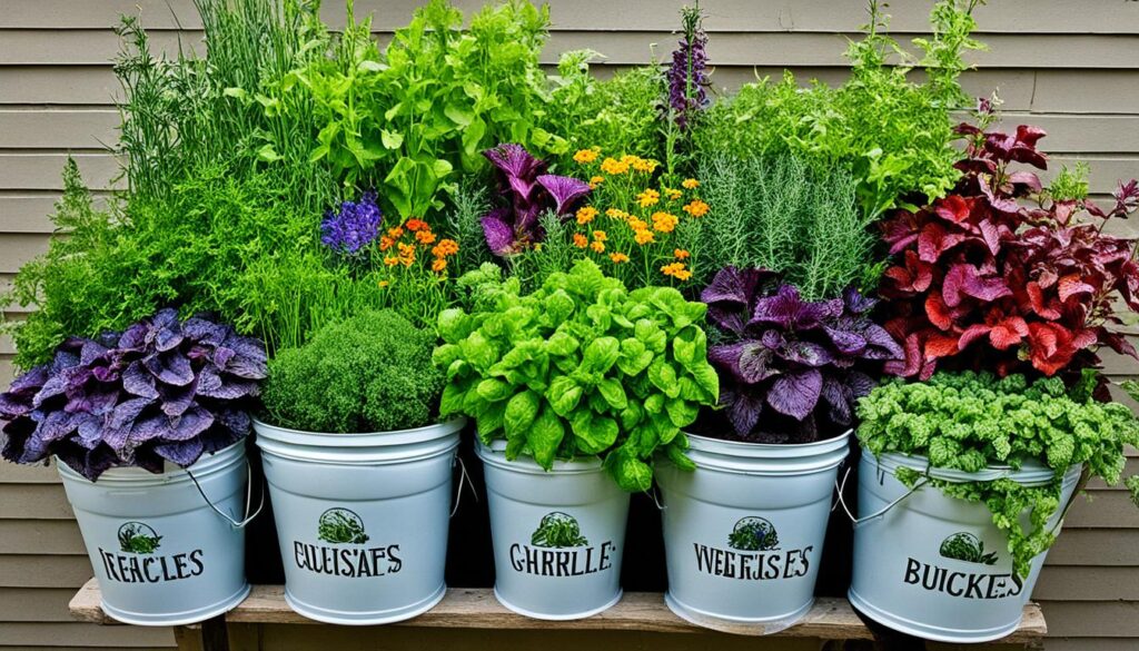 5 gallon bucket garden