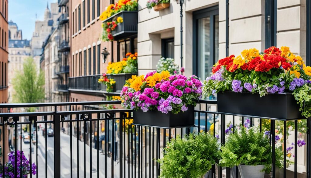 railing flower boxes