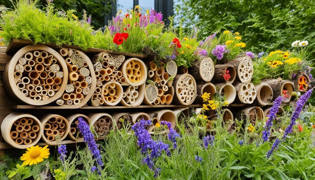 wooden bee hotels