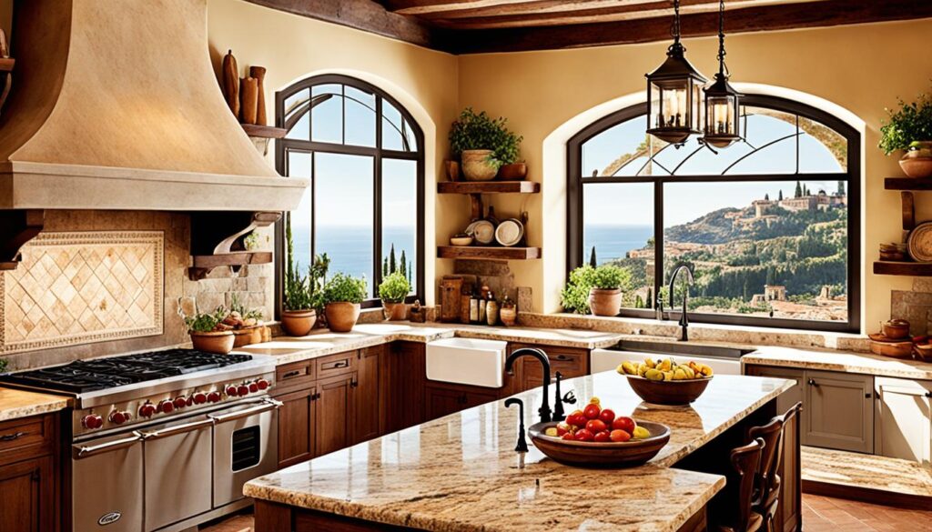 Italian Mediterranean Kitchen Design