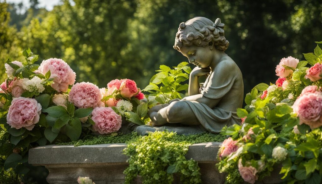 vintage garden statues